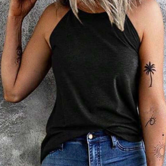 BellanBlue Tops - 06 Casual Fitted Halter Tank Top